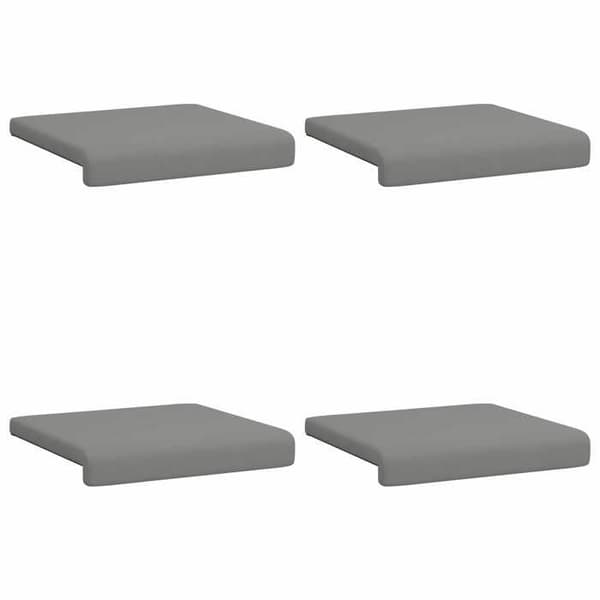 Maison Exclusive - Bänkdyna 4 st Texturerad Sammet Mörkgrå