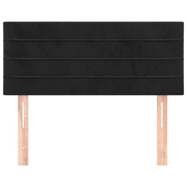 Maison Exclusive - Musta pääty 90x5x78/88 cm Sametti