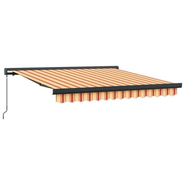 Maison Exclusive - Fällbart tak i gult och orange 300 x 250 cm