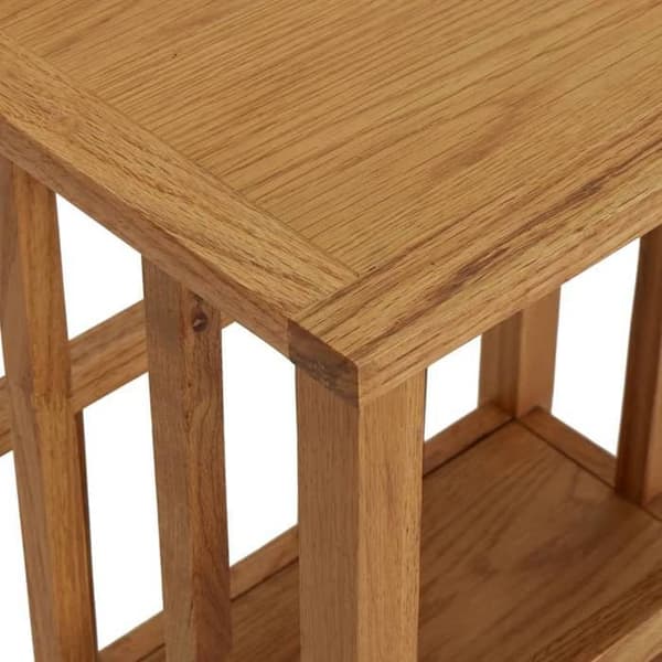Maison Exclusive - Tidningsbord 45x35x55 cm Solid ek