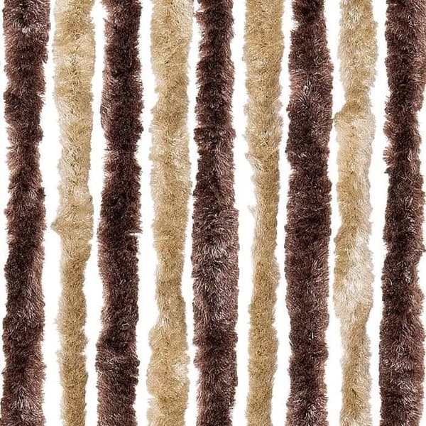 Maison Exclusive - Beige och ljusbrun myggnät 90x220 cm Chenille