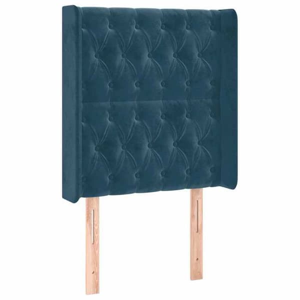 Maison Exclusive - Tummansininen LED-pääty 83x16x118/128 cm Sametti Mörkblå