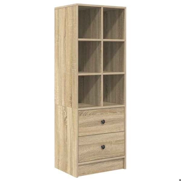 Maison Exclusive - Kontor Egetræ Sonoma 105,5 x 34 x 127 cm 2 stk brun