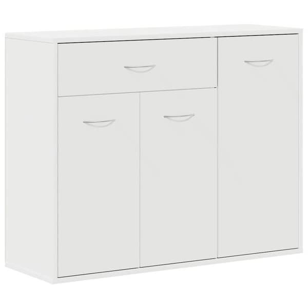 Maison Exclusive - Buffé Vit 88x30x70 cm Ingenjörsträ