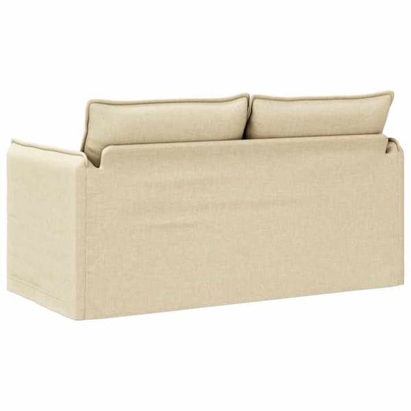 Maison Exclusive - Soffa Crème 156 x 82 x 85 cm tyg Grädde