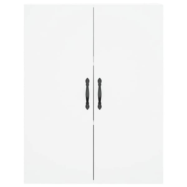 Maison Exclusive - Buffé hög Vit 69,5x34x180 cm Ingenjörsträ Vit