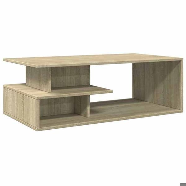 Maison Exclusive - Soffbord ek sonoma 102x55x35 cm ingenjörsträ