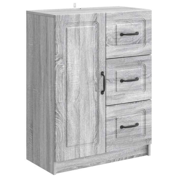 Maison Exclusive - Buffet Sonoma grå 66 x 34,5 x 87 cm Ingeniørtræ