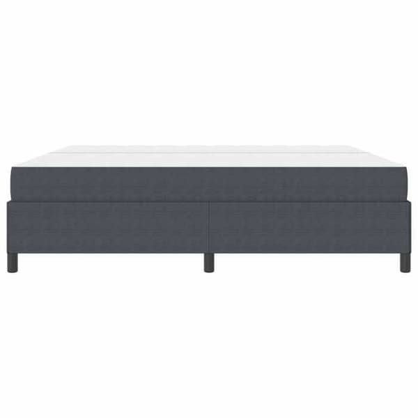 Maison Exclusive - Sengestel med madras Mørkegrå 200 x 200 cm stof