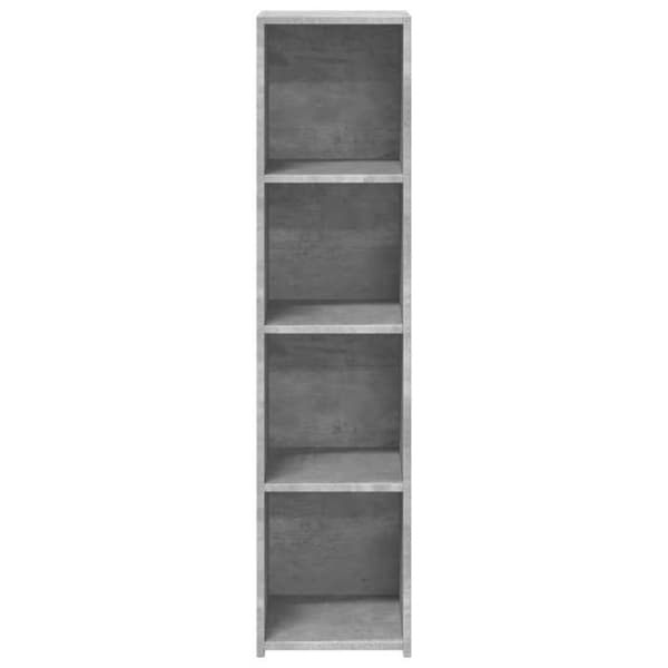 Maison Exclusive - Grå betongbuffé 30x41x124 cm ingenjörsträ