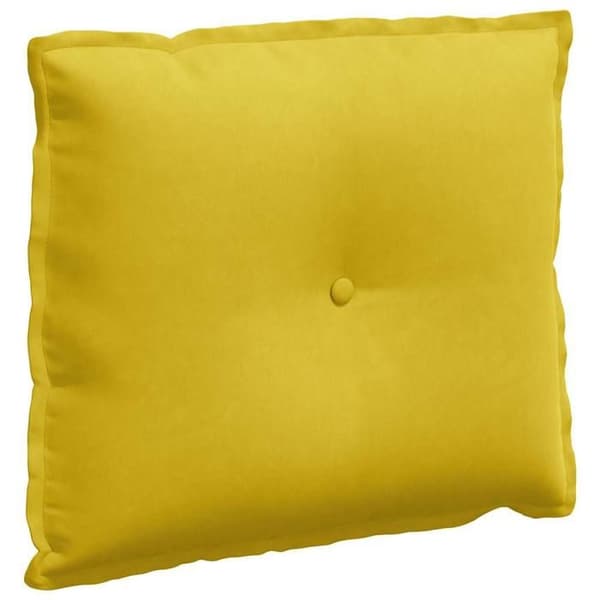 Maison Exclusive - Rygpude Gul 60 x 50 cm Velour