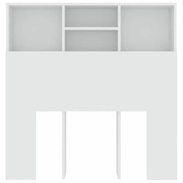 Hovedgærde skab - MAISON EXCLUSIVE - 100 x 19 x 103,5 cm - Hvid - 4 rum - Spånplader Vit