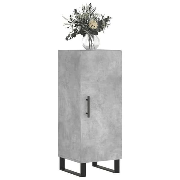 Maison Exclusive - Buffé Grå betong 34,5x34x90 cm Ingenjörsträ