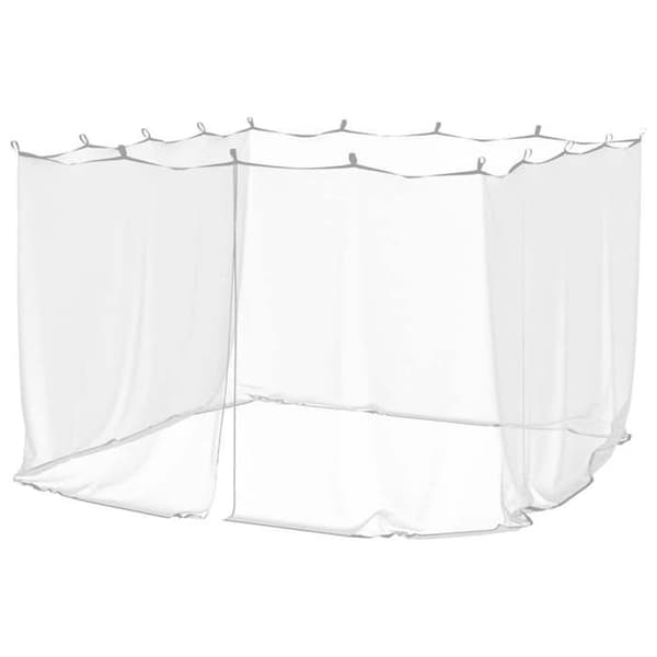 Ulkoverkkosuoja - EXCLUSIVE KOTI - 220 silmukkaa - 300 x 300 x 200 cm - Polyesteri Vit