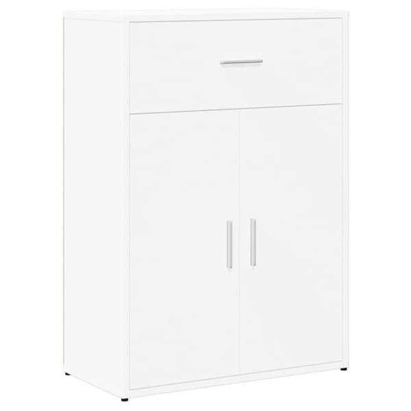Maison Exclusive - Bufféer 2 st vit 60x30x84 cm ingenjörsträ