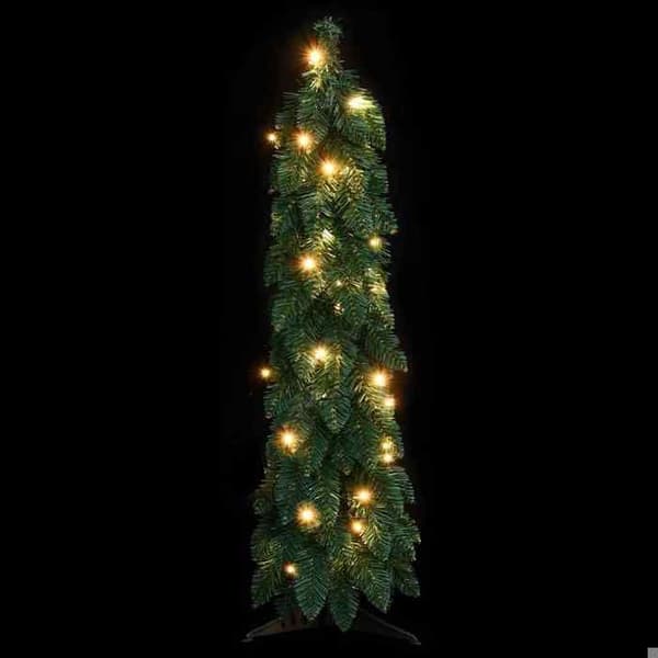 Maison Exclusive - Forudbelyst kunstigt juletræ med 45 LED 90 cm