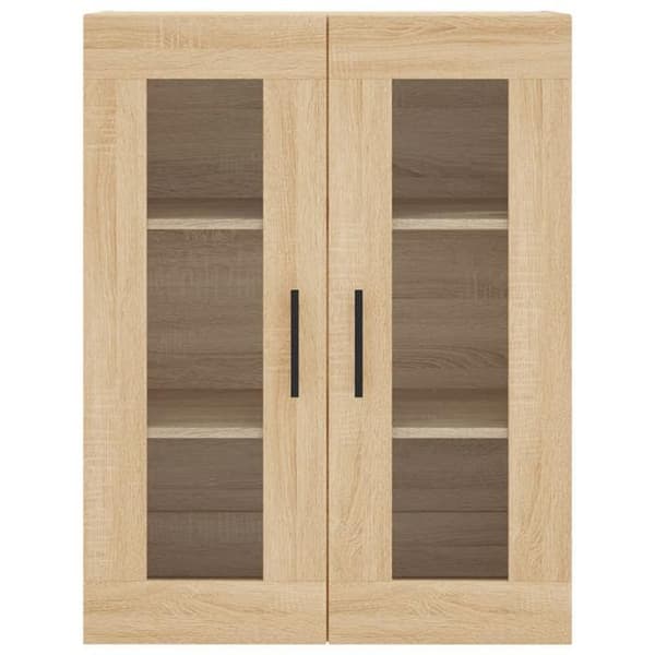 Maison Exclusive - Buffé hög Ek sonoma 69,5x34x180 cm Ingenjörsträ