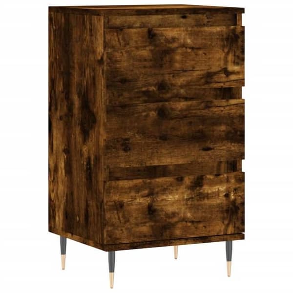Maison Exclusive - Buffé i rökig ek 40x35x70 cm ingenjörsträ Rökt ek
