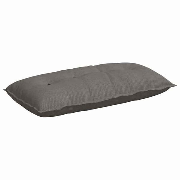 Maison Exclusive - Lys grå rygpude 100 x 50 cm i fløjl