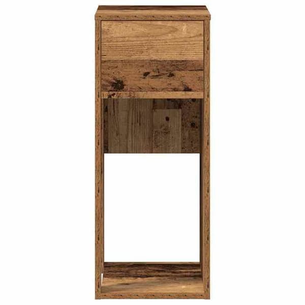 Maison Exclusive - Computerstand med skuffe i gammelt træ 30x44x74 cm