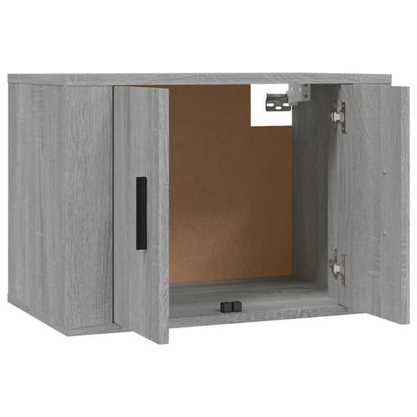 Maison Exclusive - Väggmonterad TV-möbel Sonoma grå 57x34,5x40 cm Sonoma grå