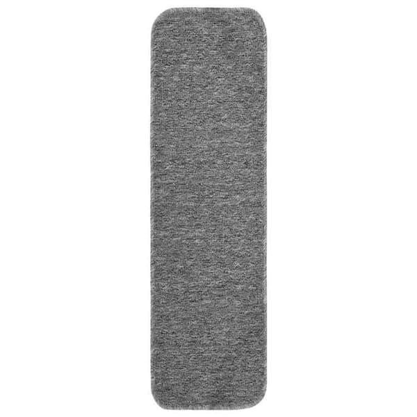 Maison Exclusive - Halkfria trappmattor 15st 75x20cm Grå Rektangulär