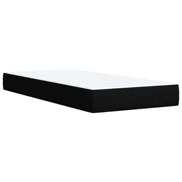 Maison Exclusive - Boxspring-sänky mustalla patjalla 90 x 190 cm Kangas