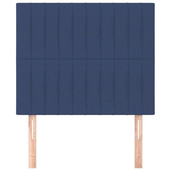 Maison Exclusive - Blå sänggavel 90x5x118/128 cm Tyg Blå