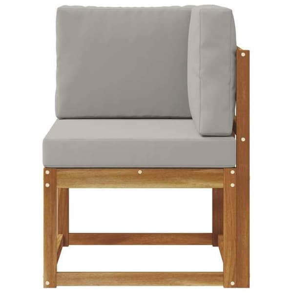 Maison Exclusive - U-formet udendørs sofa i massiv akacietræ