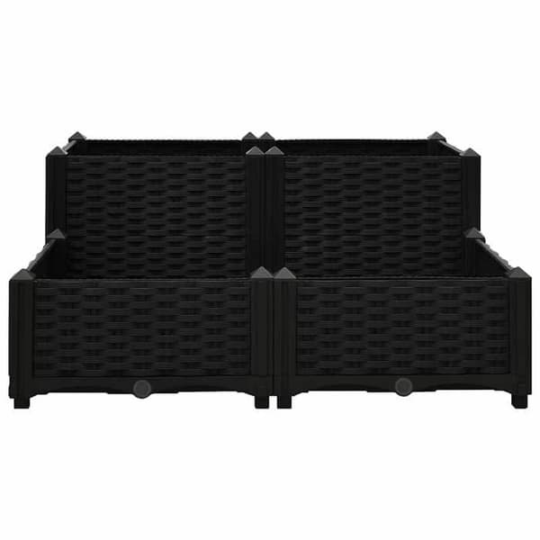 Maison Exclusive - Hög säng 80x80x38 cm Polypropylen