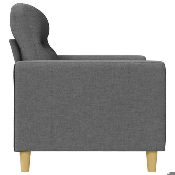 Maison Exclusive - Tummanharmaa nojatuoli 60 cm Kangas