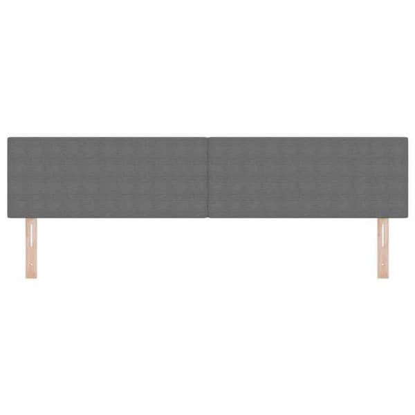 Maison Exclusive - Ljust grått huvudgavel 200 cm i ribbat sammetstyg Ljusgrått