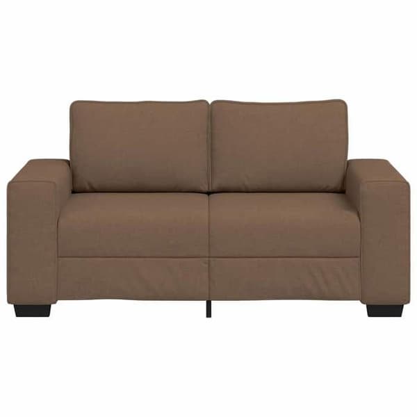 Maison Exclusive - Soffa 2 platser brun 160x77x82 cm i tyg
