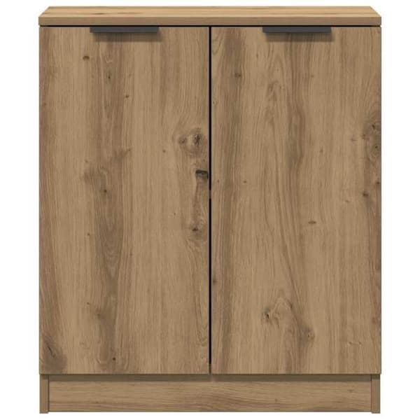 Maison Exclusive - Buffet i egetræ, håndlavet 60x30x70 cm, ingeniørtræ