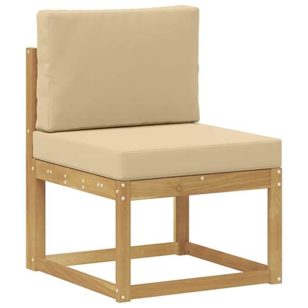 Maison Exclusive - Utomhus soffgrupp 4 delar Vit och Beige