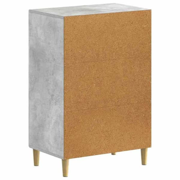 Maison Exclusive - Skoskab ARNHEM 59,5 x 39,5 x 90 cm Beton grå