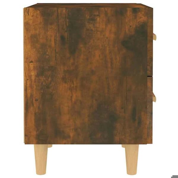 Maison Exclusive - Yöpöydät 2 kpl Savupuu 40x35x47,5 cm