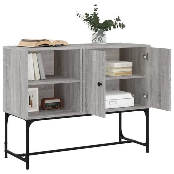 Maison Exclusive - Buffet sonoma grå 100x40x79,5 cm ingeniørtræ