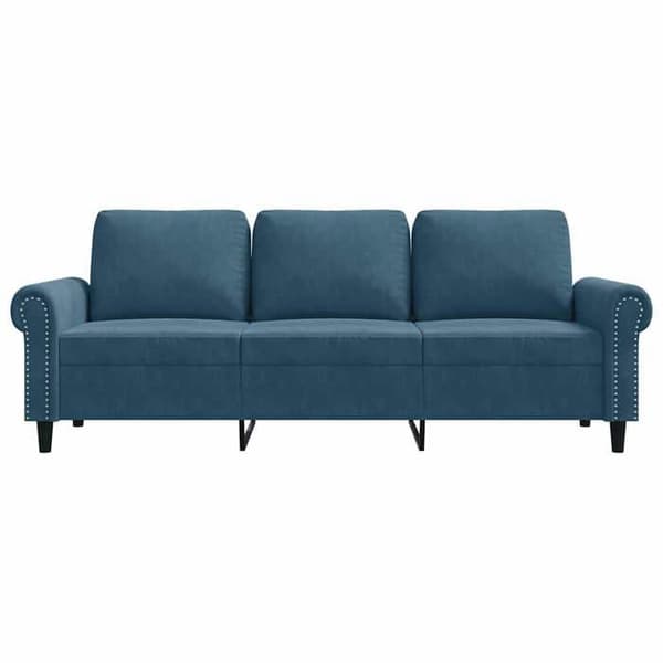 Maison Exclusive - 3-personers Sofa Blå 180 cm Velour
