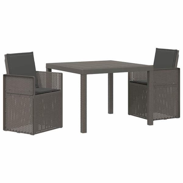 Maison Exclusive - 3 osan puutarhapöytäryhmä