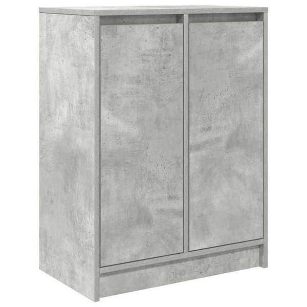 Maison Exclusive - Betonggrå buffé 57x34x76 cm ingenjörsträ