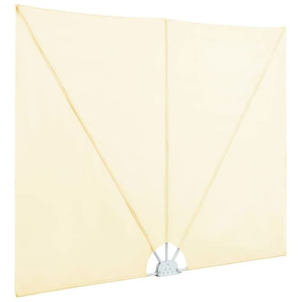 Maison Exclusive - Foldbart sideoverdæk til terrasse Creme 300 x 200 cm