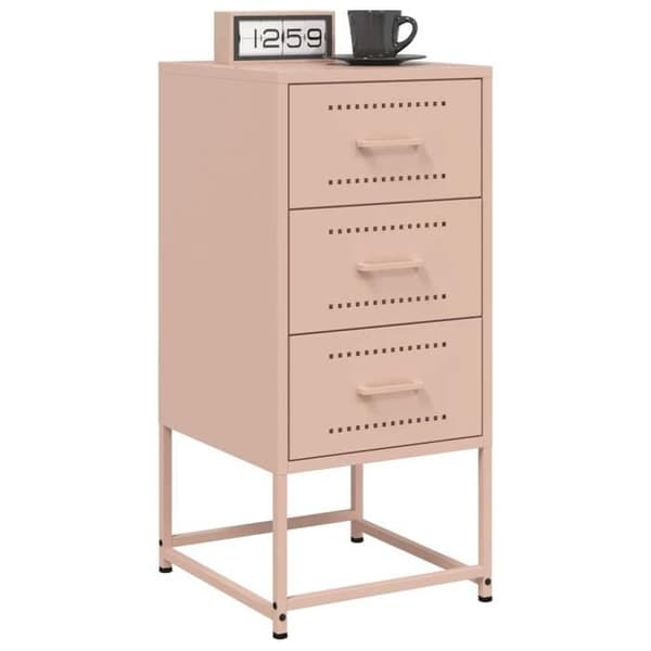 Maison Exclusive - Natborde 2 stk. rosa 36x39x78 cm stål