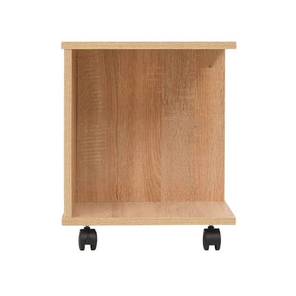 Maison Exclusive - Rullhylla 50x35x42 cm Ek Matte Ek