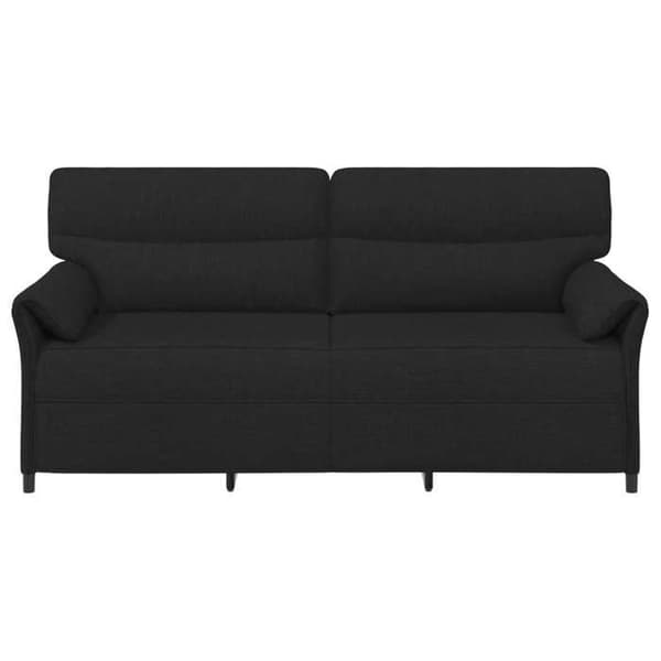 Maison Exclusive - Sofa 3 pladser Sort 198 x 83 x 95 cm Stof