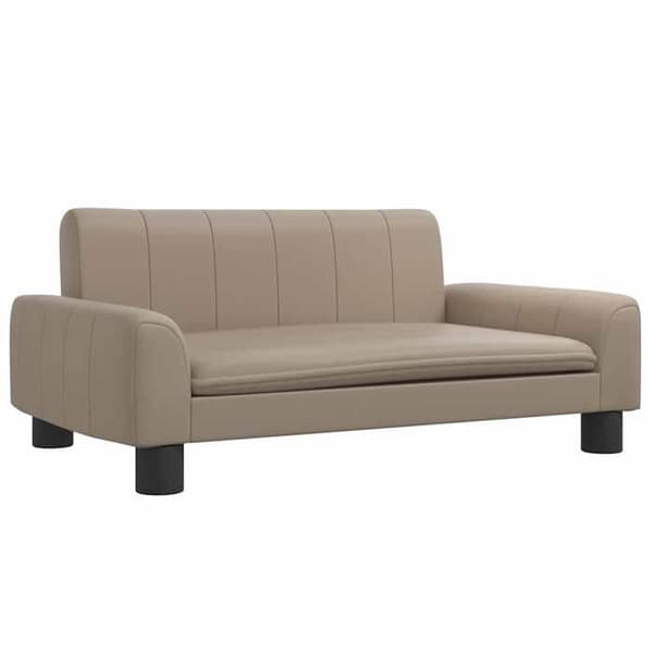 Maison Exclusive - Hundeseng cappuccino 70x45x30 cm i kunstlæder Cappuccino