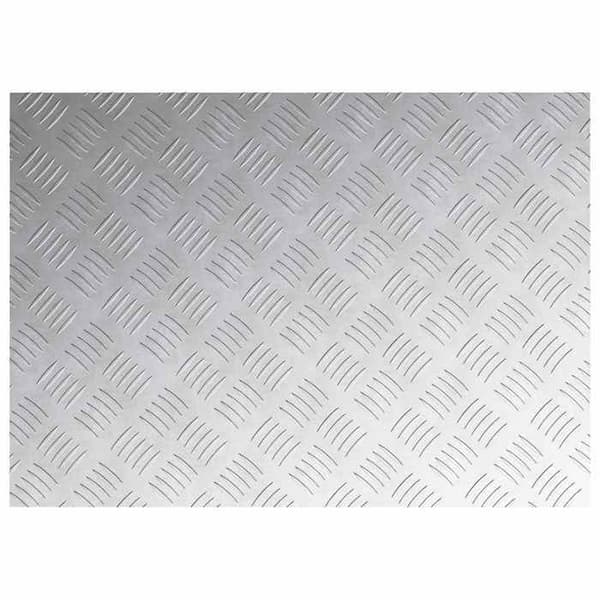 Maison Exclusive - Gåflade 2 stk 70 x 50 cm Sølv Aluminium Rektangulær Silver