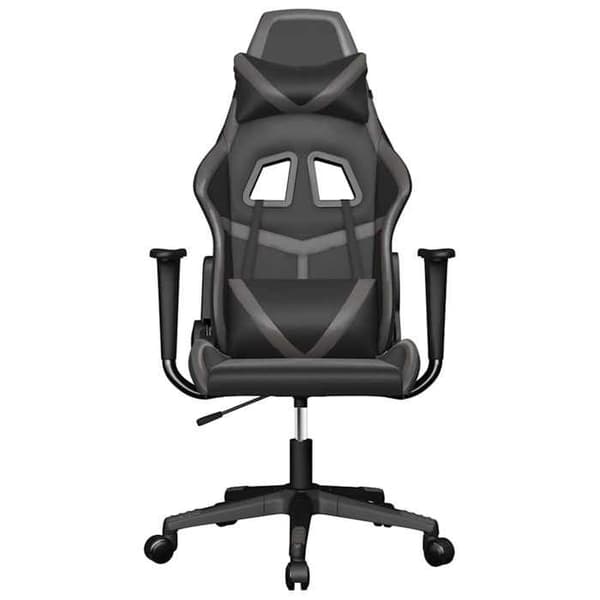 Maison Exclusive - Spelstol Svart och grå Konstläder