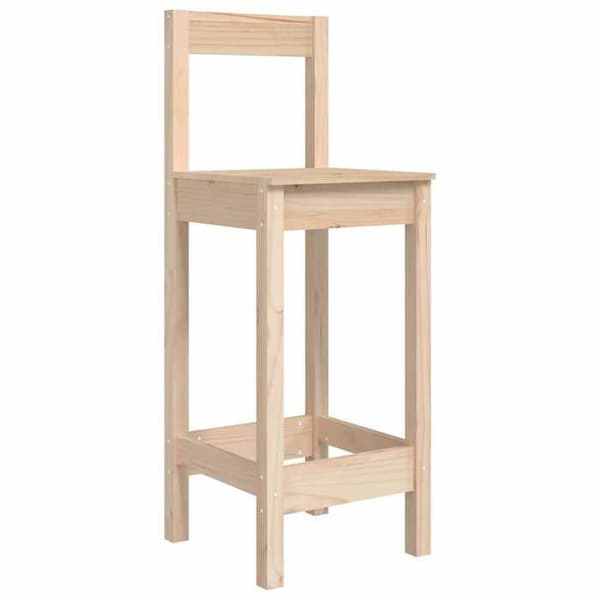Maison Exclusive - Barstole sæt af 2 40x41,5x112 cm solid fyrretræ