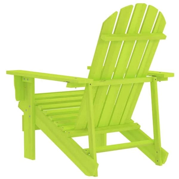Maison Exclusive - Adirondack-stol i massiv granträ grön Grön